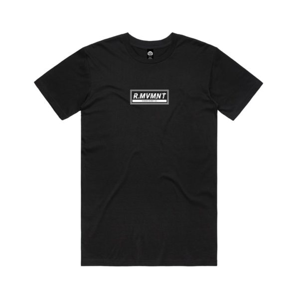 Mens R.MVMNT Boxed Up Tee (Black) - Image 2