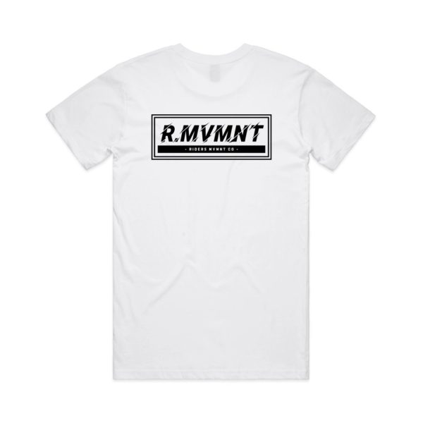 Mens R.MVMNT Boxed Up Tee (White)