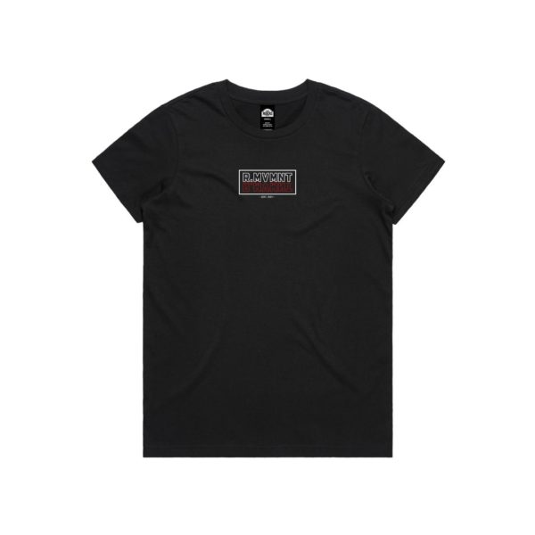 Womens Reflection Tee (Black) - Image 2